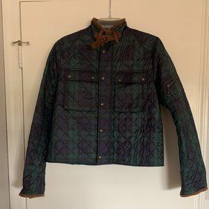Polo Ralph Lauren |Quilted Jacket|Blue/Green Plaid|Size Medium|Used